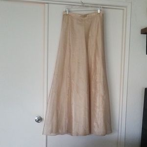 Extra Long floor-length formal skirt